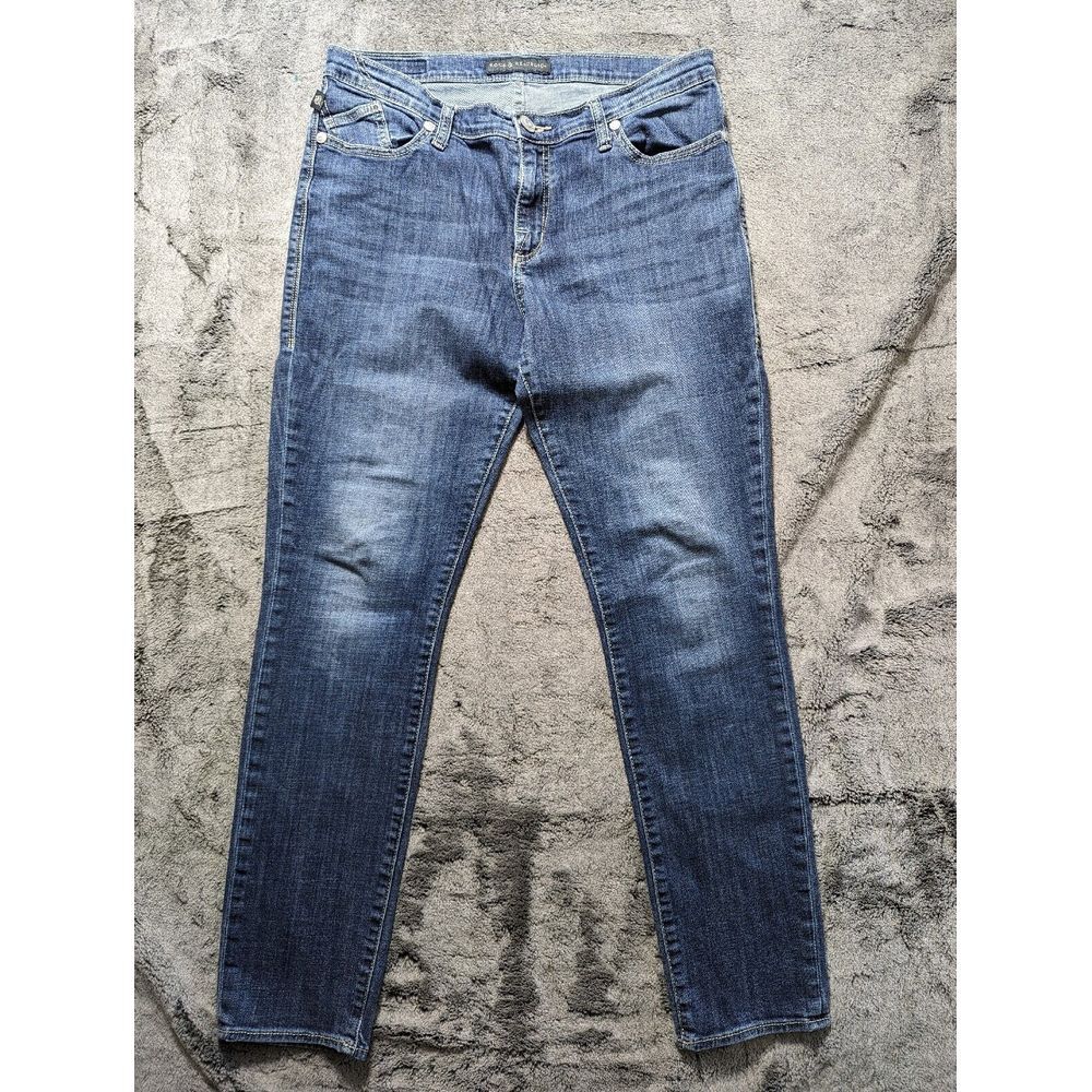 Rock & Republic Berlin Skinny Women's Jeans Size 11 Medium Wash